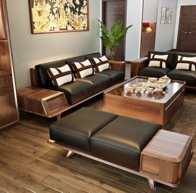 SOFA GỖ ÓC CHÓ SF2304