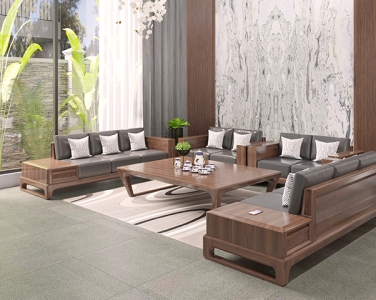 Đơn vị thi công sofa gỗ óc chó uy tín tại Hóc Môn