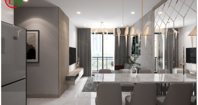 Thi công trọn gói nội thất Căn Hộ Imperial Place Quận 9