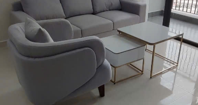 Bàn giao hoàn thiện nội thất  trọn gói 2 căn CC Sky Graden Bình DươngChị Nga