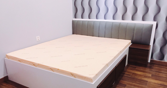 Thi công nội thất phòng khách và phòng ngủ nhà Chị Tâm Hocmon