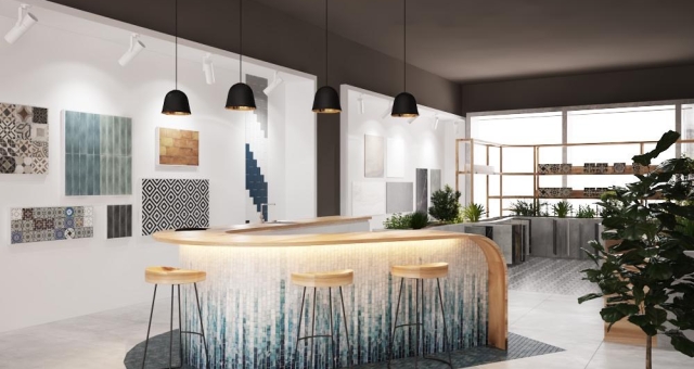 Thi công trọn gói nội thất Showroom Mao Trung