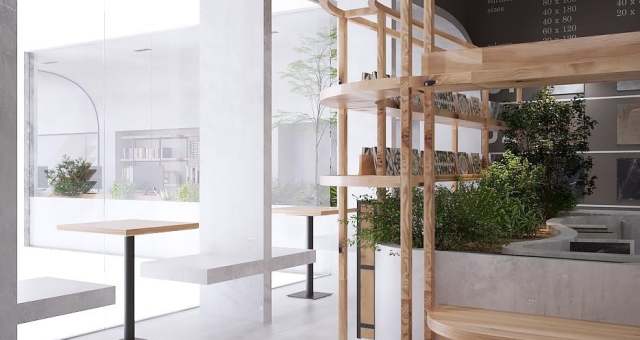 Thi công trọn gói nội thất Showroom Mao Trung