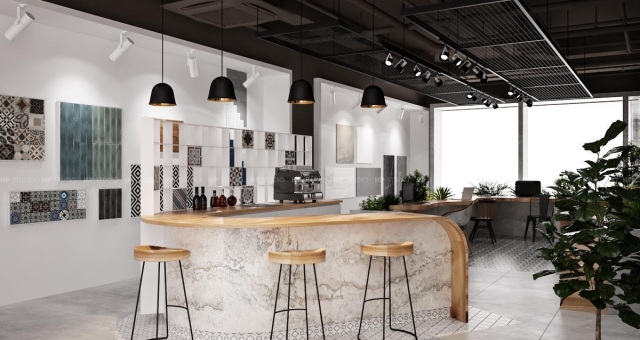 Thi công trọn gói nội thất Showroom Mao Trung