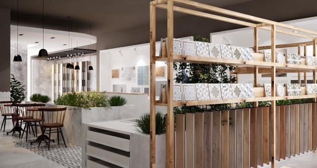 Thi công trọn gói nội thất Showroom Mao Trung