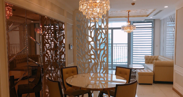 Thi công trọn gói nội thất nhà Cô Nga - Chung cư Diamond Riverside 